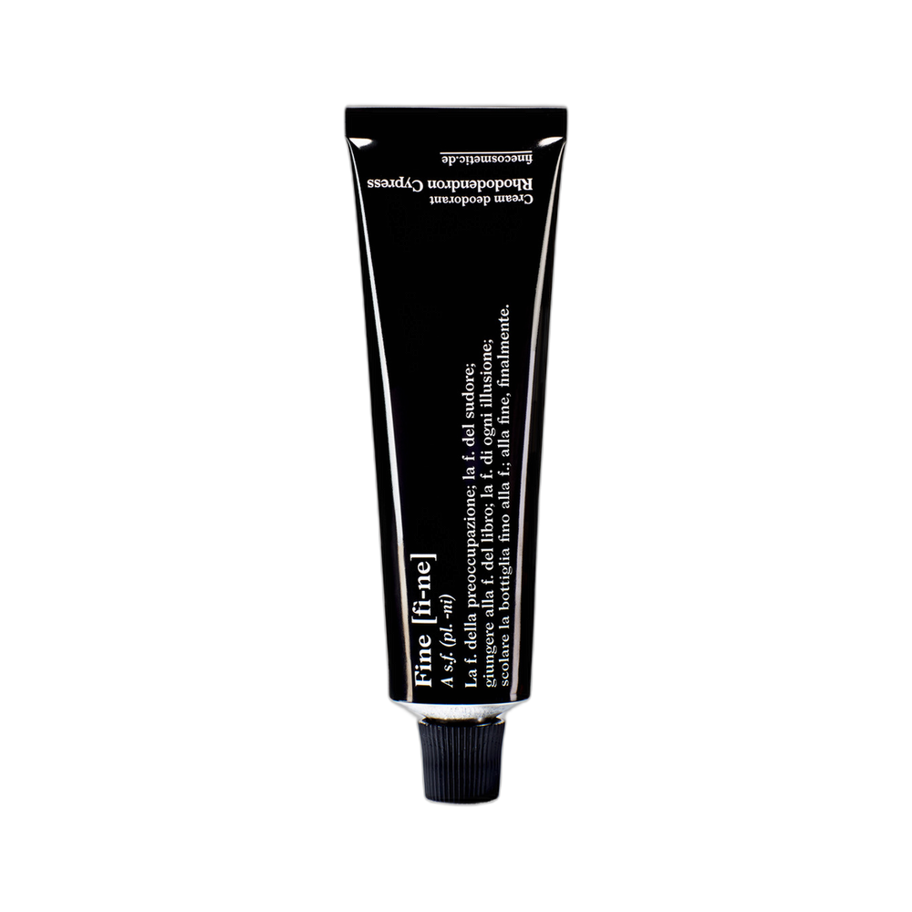 Rhododendron Cypress Naturdeocreme von FINE, 40 g Verpackung